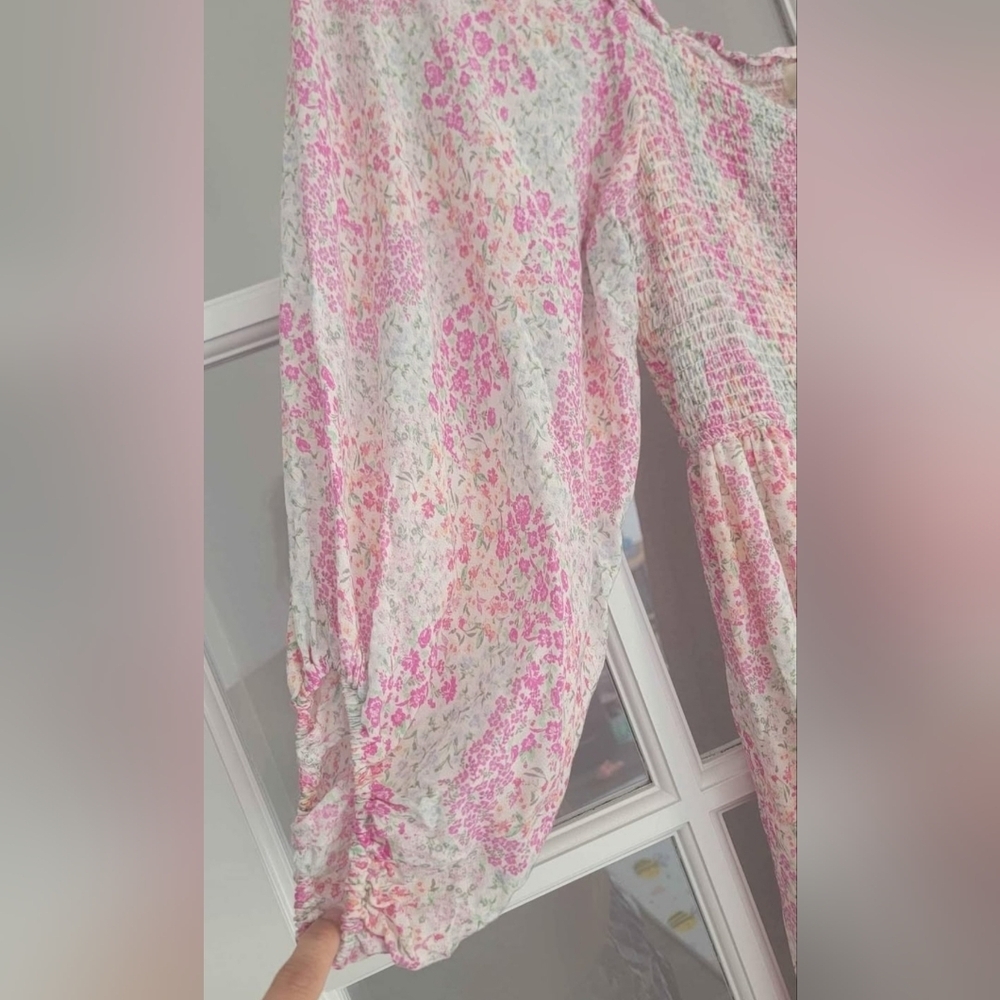 Women's pink floral dress by Penelope Rose size M NWT - Picture 4 of 5